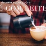 leite no café