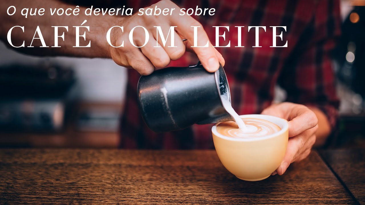 leite no café